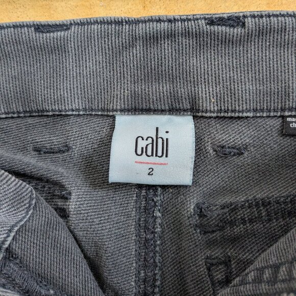 2for$30 Cabi  Grey low rise  Thin Corduroy Cargo Slim Leg stretch Chino 2 - Picture 9 of 9